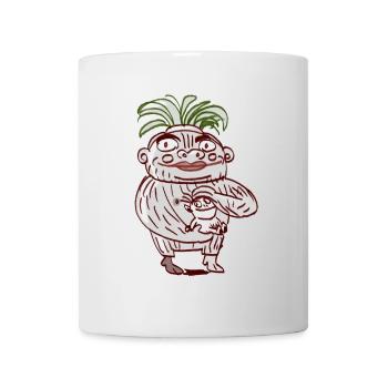 Mutter - Tasse - Weiß - Vorne
