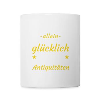 Antiquitäten Sammler - Tasse - Weiß - Vorne