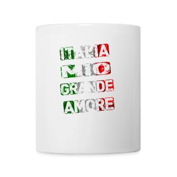 Italy my great love Italia grande amore - Mug - white - Front