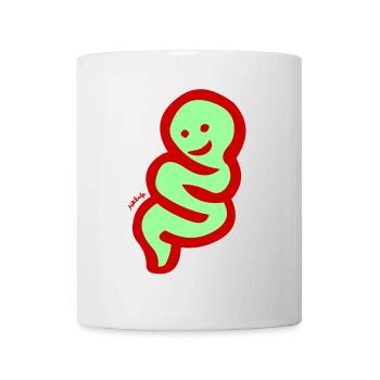be happy - Tasse - Weiß - Vorne