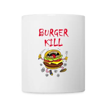 Carnivorous hamburger - Mug - white - Front