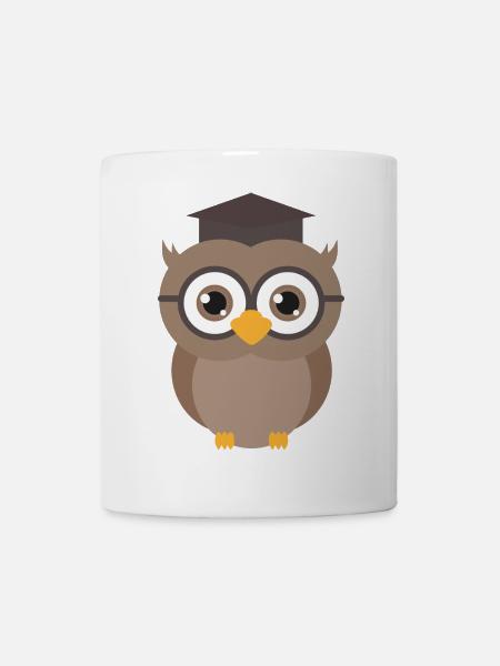 Graduation Owl - Mug - white