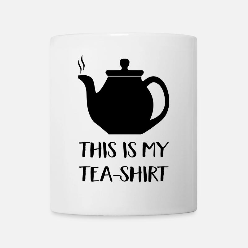 tea shirt - Tasse - Weiß