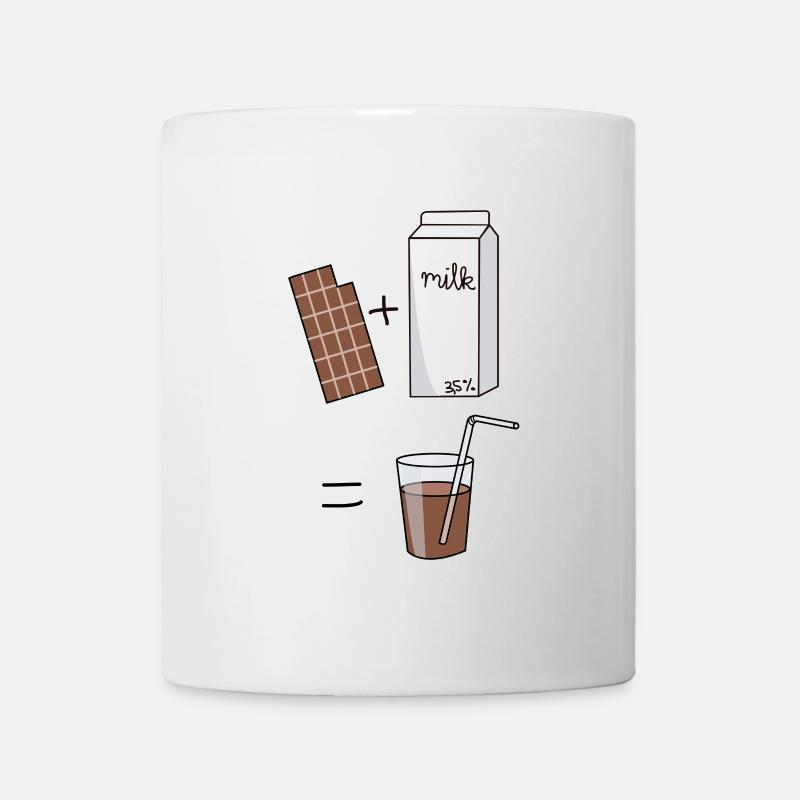 schokomilch Milch Schokolade - Tasse - Weiß