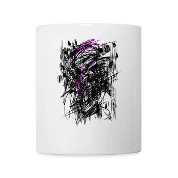 Résumé de monstre d'horreur Nosferatu - Mug blanc - blanc - Devant