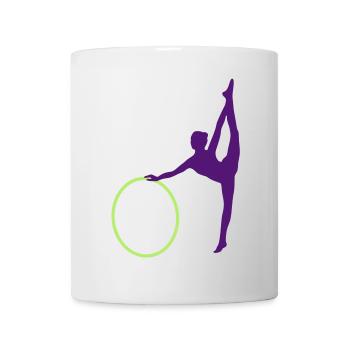 Gymnastique rythmique - Mug blanc - blanc - Devant