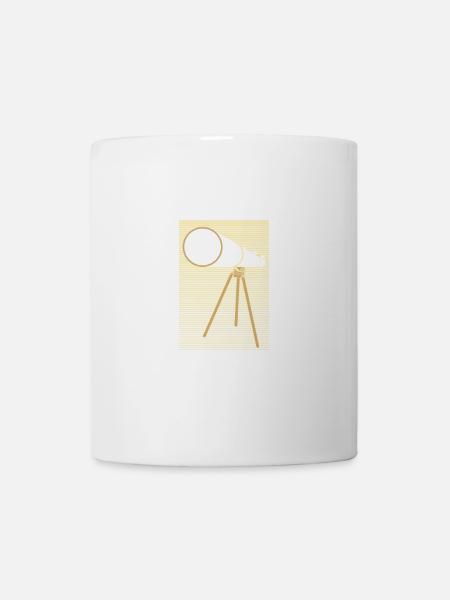 Astronomy Telescope Science Gift - Mug - white