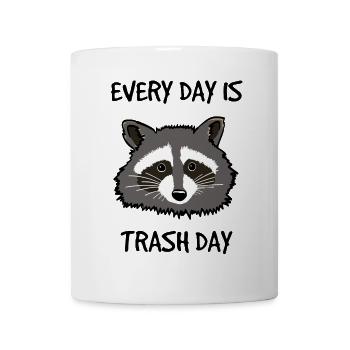Waschbär - Tasse - Weiß - Vorne