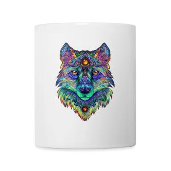 Wolfpack Geek Wolf - Tasse - Weiß - Vorne