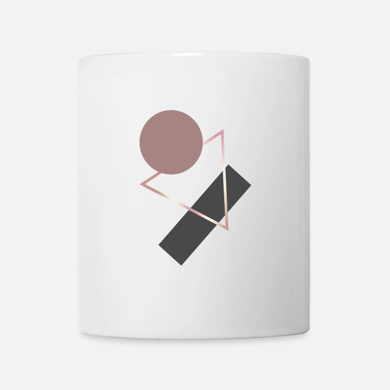 Geometrie - Tasse - Weiß