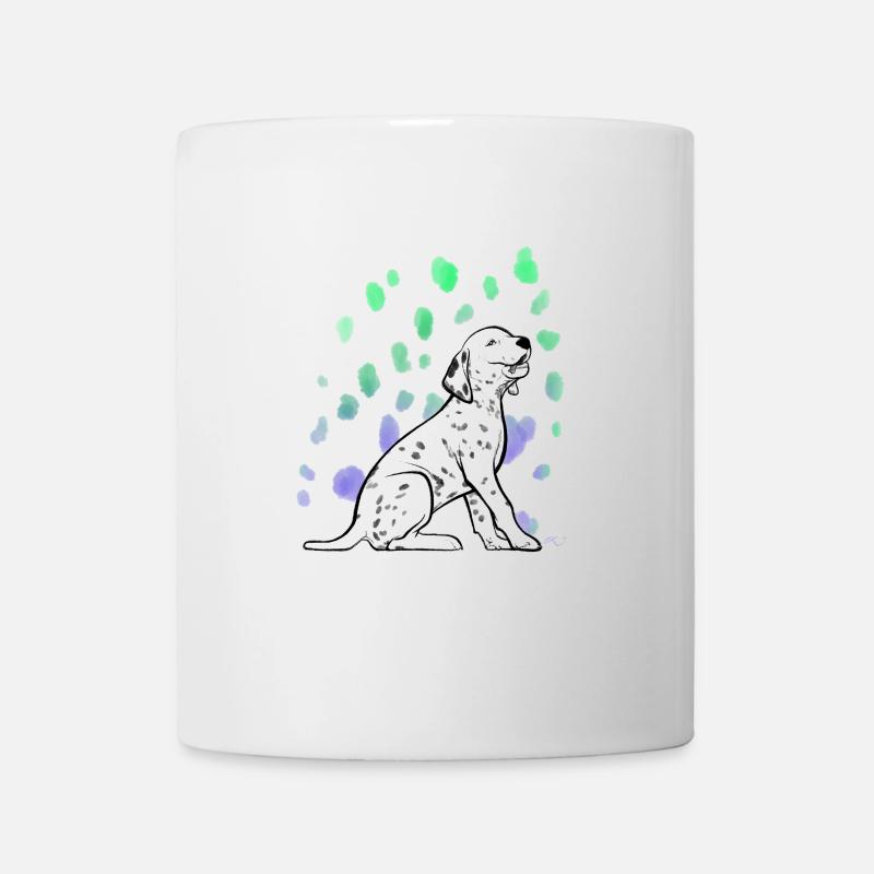 Chiot dalmatien - Mug blanc - blanc