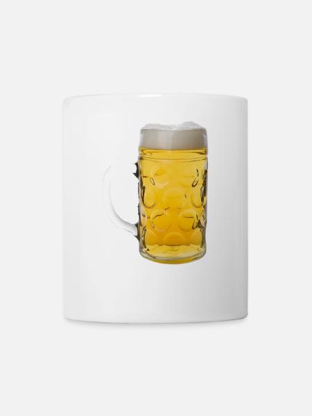 maß Bier - Tasse - Weiß