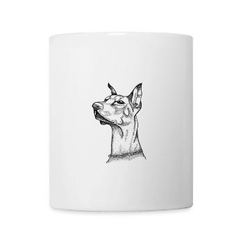 Doberman - Mug - white - Front