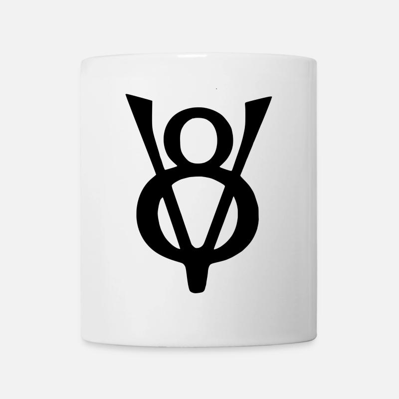 V8 - Tasse - Weiß