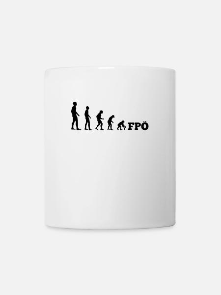 Anti FPÖ Österreich Strache Kurz - Tasse - Weiß
