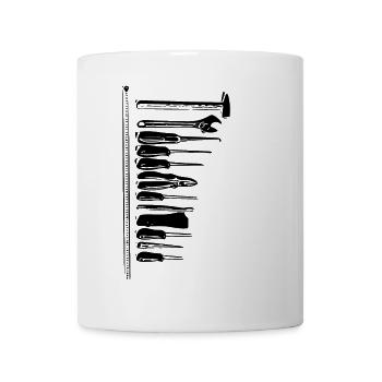 Werkzeug - Tasse - Weiß - Vorne