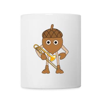 Écrou de trombone - Mug blanc - blanc - Devant