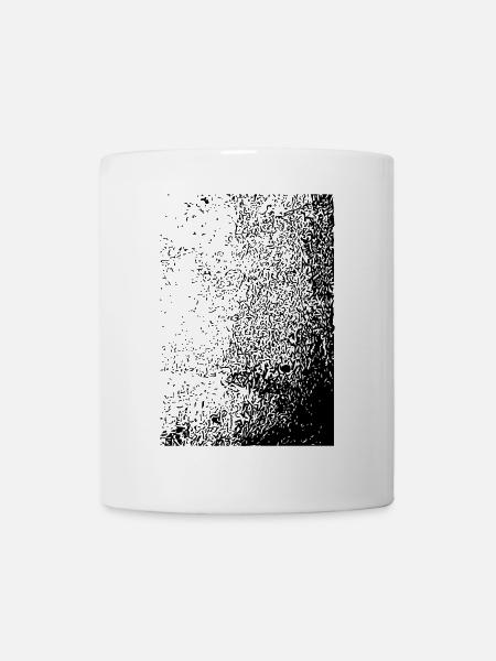 Abstraktes Design - Tasse - Weiß