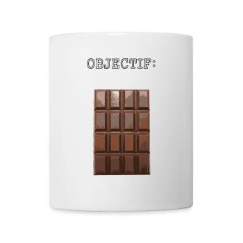 Tablette Ziel - Tasse - Weiß - Vorne