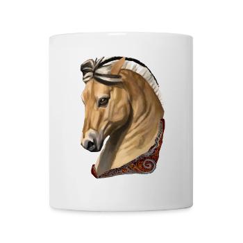 horse fjord - Mug - white - Front