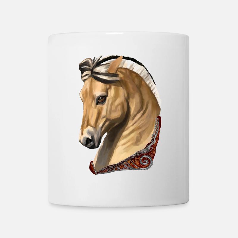 Pferdefjord - Tasse - Weiß