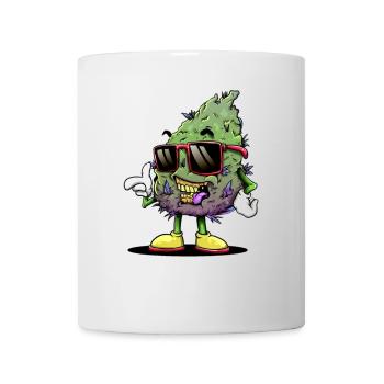 Drôle de cannabis - Mug blanc - blanc - Devant