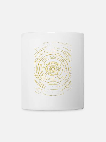 TechRadar Kreisdesign - Tasse - Weiß