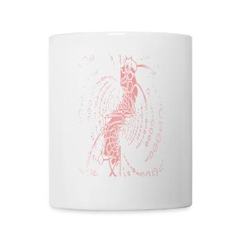 Spirale der Bytes: Meditationsfigur - Tasse - Weiß - Vorne