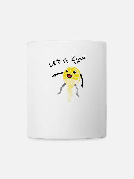 Let-it-flow - Tasse - Weiß