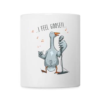I feel Goose - Mug blanc - blanc - Devant