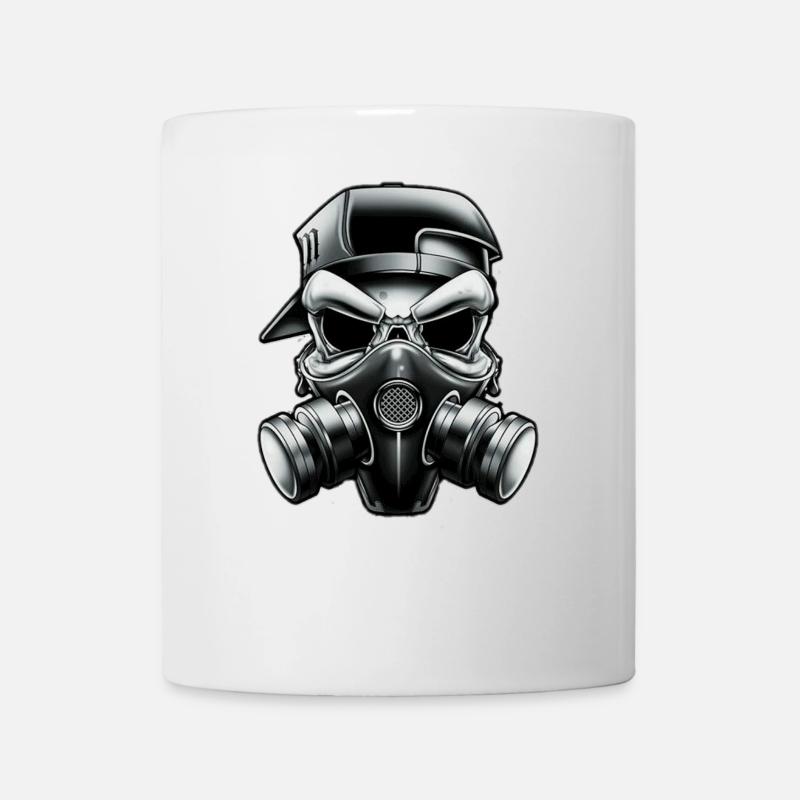 Cooler masken Skull !!! - Tasse - Weiß