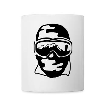 Snowboarder - Tasse - Weiß - Vorne