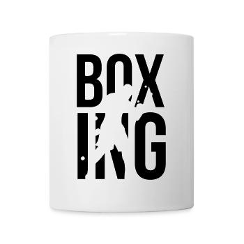 boxing boxen - Tasse - Weiß - Vorne