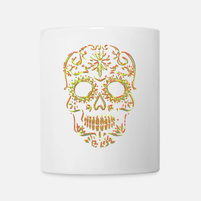 Totenkopf Skull Schädel - Mug - white