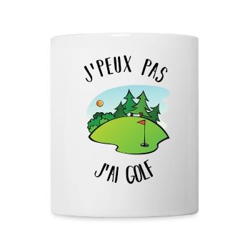 I can not play golf - Mug - white - Front