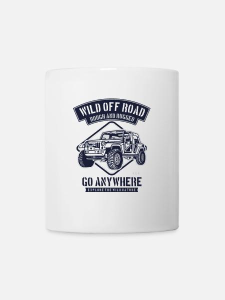 WILD OFF ROAD Jeep Adventure - Mug blanc - blanc