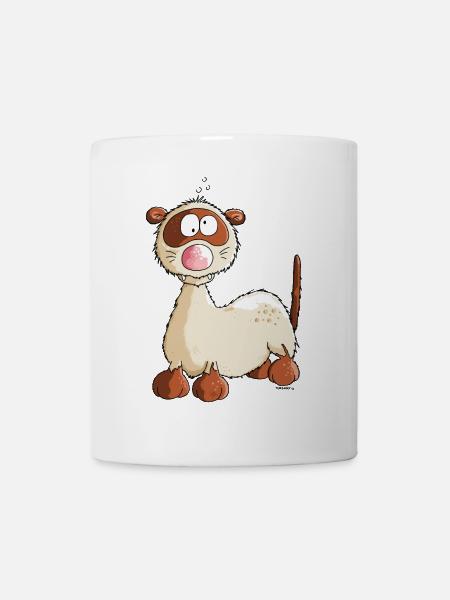 "Freddy Frettchen" - Comic - Cartoon - Tasse - Weiß