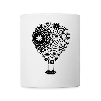 A hot air balloon - Mug - white - Front
