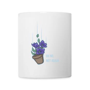 Thoughts of a falling bowl of petunias - Mug - white - Front