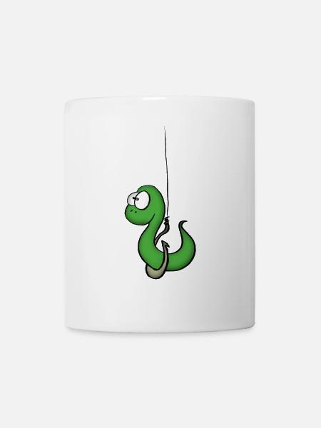 Asticot vert - Mug blanc - blanc