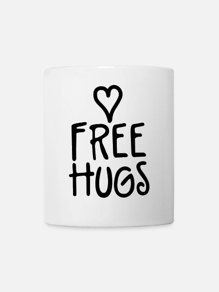 free hugs - Mug - white