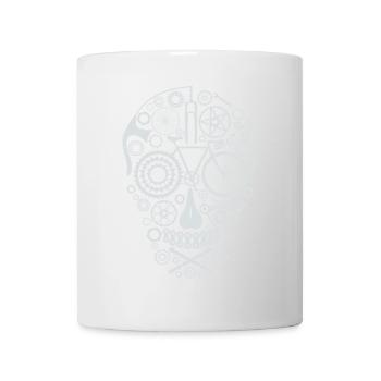 Bicycle Skull light grey - Tasse - Weiß - Vorne