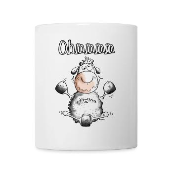 Ohmmmm Mouton - Moutons - Mug blanc - blanc - Devant