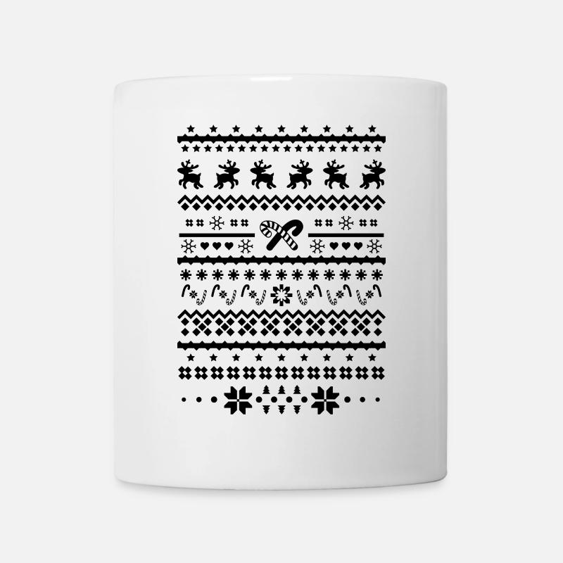 rennes de noël - Mug blanc - blanc