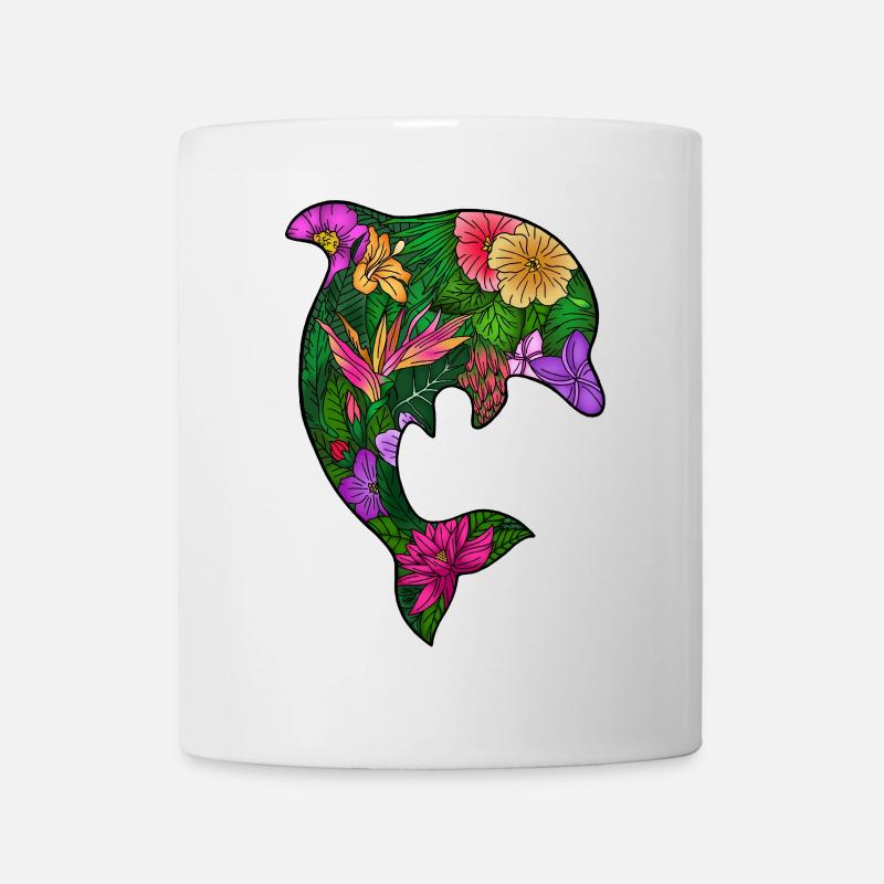 Jardin exotique - Mug blanc - blanc