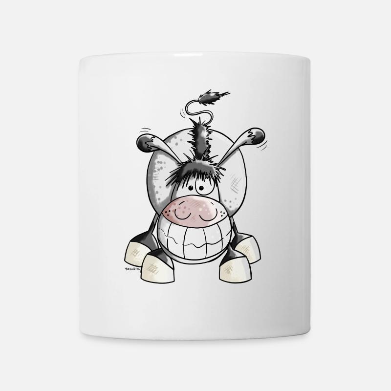 Smiling Donkey - Mug - white