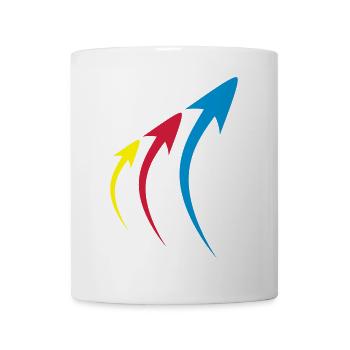 pfeile formen symbole - Tasse - Weiß - Vorne