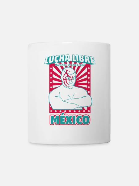 Ringen Mexiko 3 - Tasse - Weiß