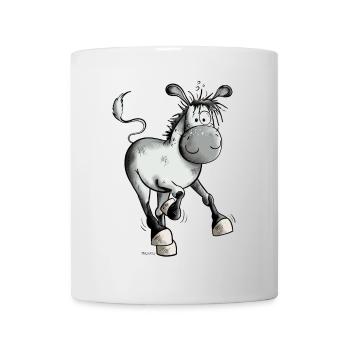 Esel gibt Gas - Tasse - Weiß - Vorne