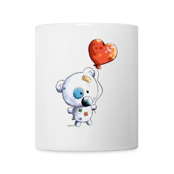 Teddy with balloon - Mug - white - Front